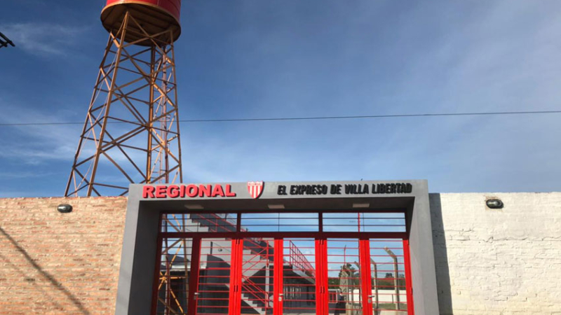 Regional inaugura la primera etapa de las obras en su estadio de fútbol