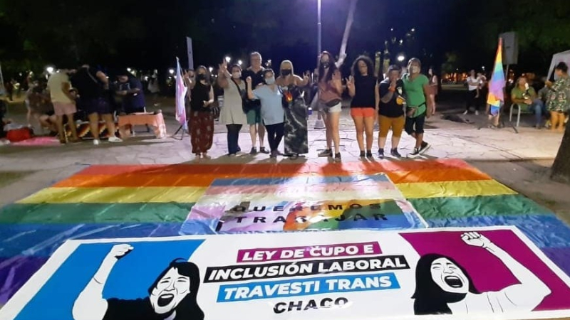 Reclamo local y nacional por el cupo laboral trans