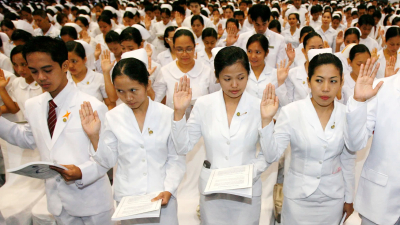 Filipinas ofrece enfermeras a Gran Bretaña y a Alemania a cambio de vacunas 