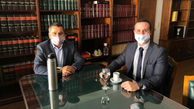 El rector de la UNCAUS se reunió con el presidente del Consejo de la Magistratura de la Nación