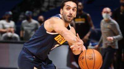 Campazzo: cuatro triples en una ajustada victoria de Denver