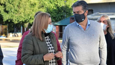 Magda Ayala recorrió junto al gobernador históricas obras que se están desarrollando en Barranqueras