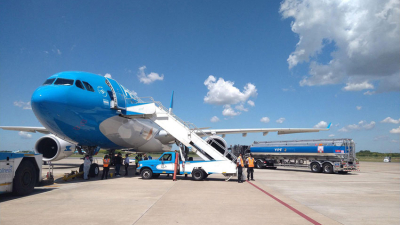 Un nuevo vuelo de Aerolíneas partió a Rusia en busca de más dosis de la vacuna Sputnik V