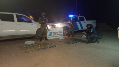 Prefectura secuestró 70 kilogramos de marihuana