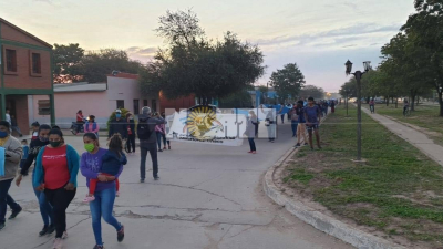 Marcha y protesta de familias criollas en Miraflores por el conflicto de tierras