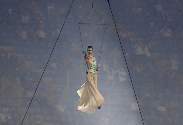 La fiesta de inauguración de la Euro en el Estadio Olímpico de Roma (Reuters).