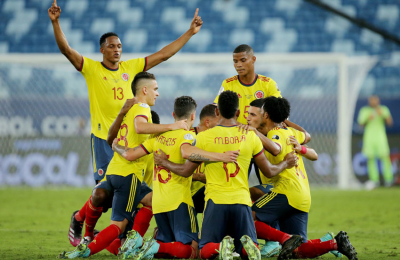 Colombia, de la mano de Edwin Cardona, festejó ante Ecuador en Cuiabá