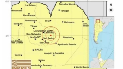 Sismo de 4.7 grados se registró en Jujuy