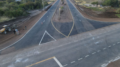 La ruta 7, tras vaivenes de años, se habilita con la visita del presidente