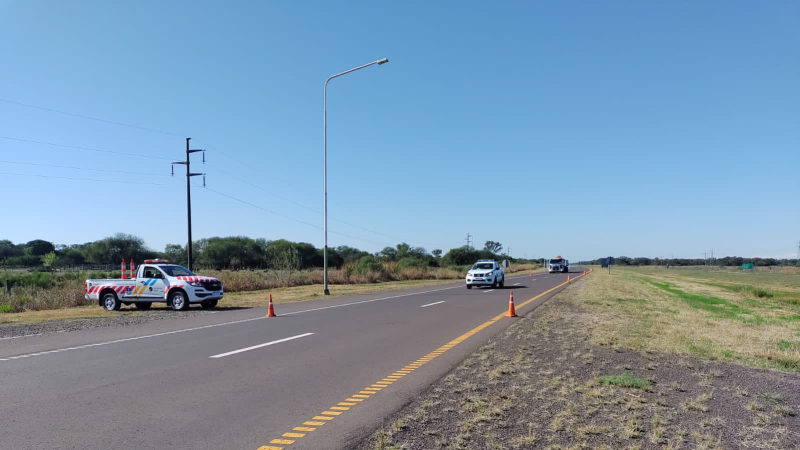 Campaña de conducción responsable con puestos preventivos en rutas nacionales