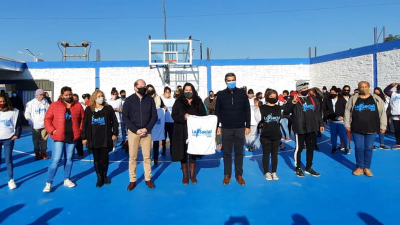 Quedaron inauguradas las obras de refacción del Club Barrio Parque