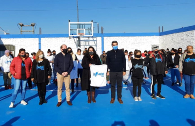 Quedaron inauguradas las obras de refacción del Club Barrio Parque