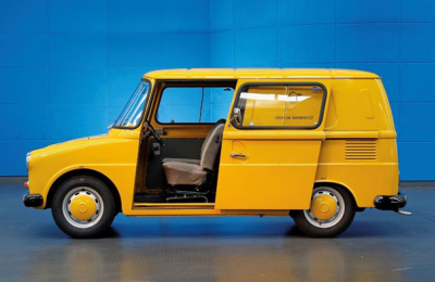 “Fridolin” el furgoncito del Deutsche Post