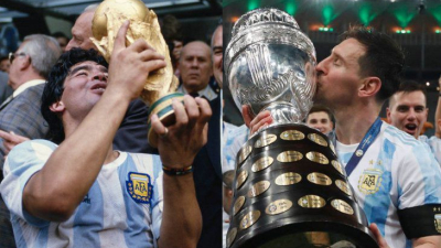 Diego, Lionel y Malvinas: el nuevo hit de los hinchas argentinos para la selección