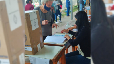 Con 90 años, fue una de las primeras en votar en Las Breñas