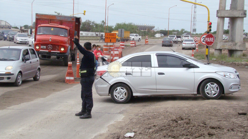 Paciencia y precaución por obras en dos de los principales accesos a Resistencia 