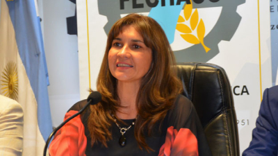Silvia Reyero, primera mujer que llega a la conducción de la Fechaco