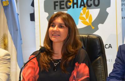 Silvia Reyero, primera mujer que llega a la conducción de la Fechaco