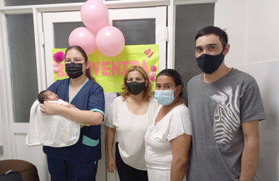 La historia de Ornella, el destacado trabajo del personal de salud pública