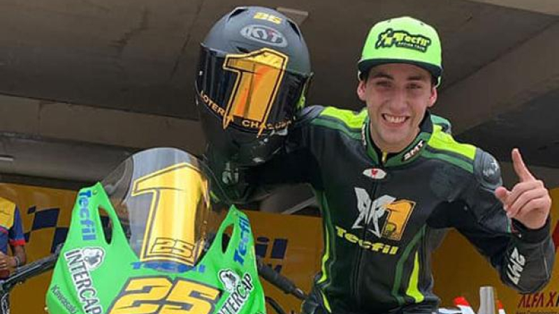 El chaqueño Mauro Passarino, al grito de campeón en Brasil
