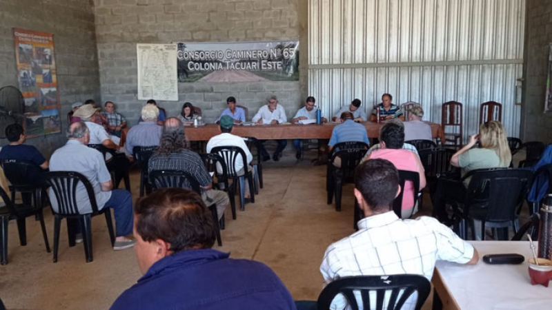 Dugaldo Ferreyra reelecto presidente del Consorcio Caminero de Colonia Tacuarí - Este