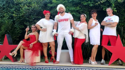 Verano rojo y blanco