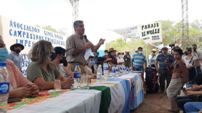 El gobernador se reunió con productores del Frente Nacional Campesino