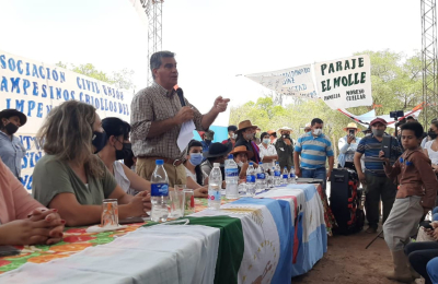 El gobernador se reunió con productores del Frente Nacional Campesino
