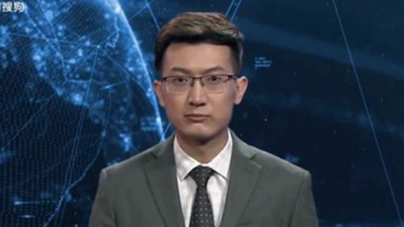 Un robot debutó como presentador de noticias en China