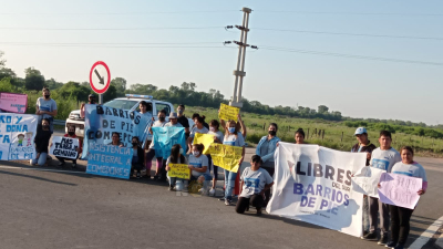 Movimiento social corta el acceso a Concepción del Bermejo, sobre ruta 16: piden planes sociales
