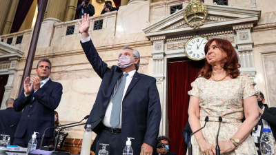 El presidente Alberto Fernández inaugura las sesiones ordinarias en el Congreso