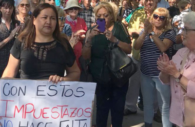 "La gestión de Gustavo Martínez se basa en el atropello a los contribuyentes"