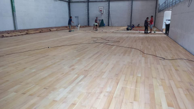 Avanzan las obras en el micro estadio de Asociación Italiana de Charata