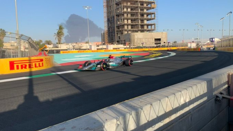 Terror en la Fórmula 1: un misil impactó cerca del autódromo de Jeddah