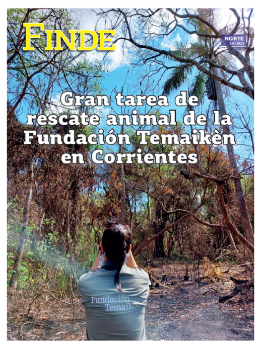 Gran tarea de rescate animal de la Fundación Temaikèn en Corrientes