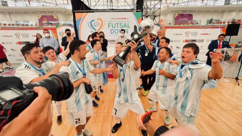 Argentina se consagró subcampeona en el Mundial de Futsal Down