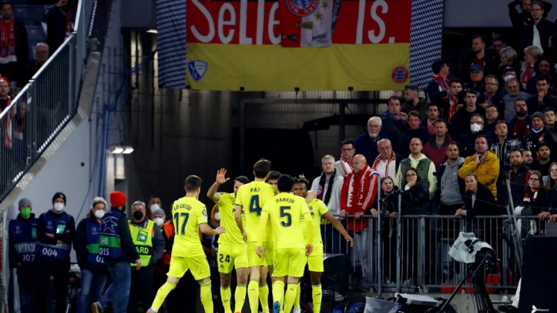 Batacazo: el Villarreal eliminó al Bayern