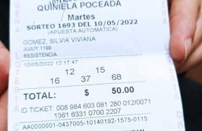 Su marido le regaló un ticket de la Poceada y ganó 5,5 millones de pesos