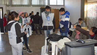 Con día soleado y frío, unos 2000 censistas trabajaron en Sáenz Peña