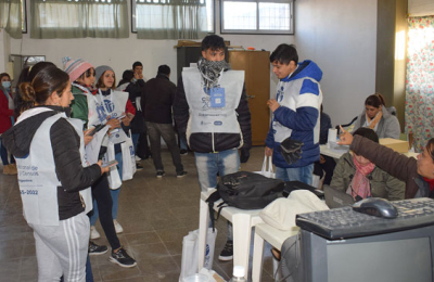 Con día soleado y frío, unos 2000 censistas trabajaron en Sáenz Peña