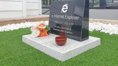 El Internet Explorer ya tiene su tumba con lápida y todo