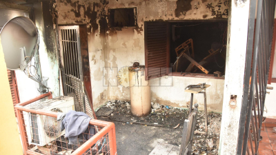 Un muerto por el incendio en un departamento del complejo Malvinas Argentinas