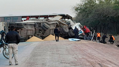 Un colectivo con pasajeros chaqueños protagonizó un siniestro vial con seis muertos en Santiago del Estero