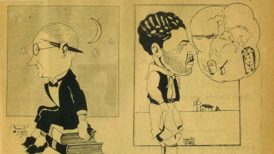 El caricaturista de los principios de Resistencia