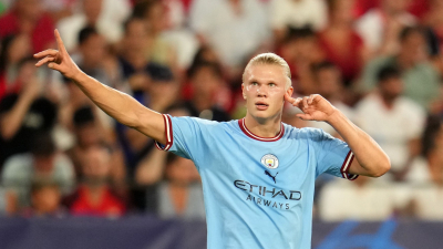 Manchester City goleó a Sevilla con el debut de Julián Álvarez y dos de Erling Haaland