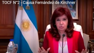 VIVO: habla Cristina Kirchnerista en el alegato final de la causa Vialidad