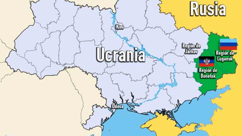 Apoyo de adhesión a Rusia en las zonas de Ucrania ocupadas