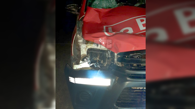 Siniestro fatal en autovía de ruta 16: una camioneta arrolló a un peatón