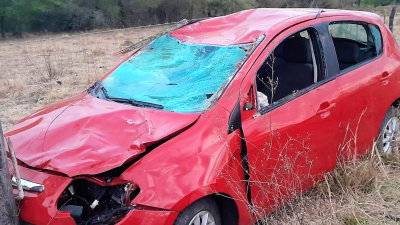 Otro accidente por un caballo suelto en la ruta 4