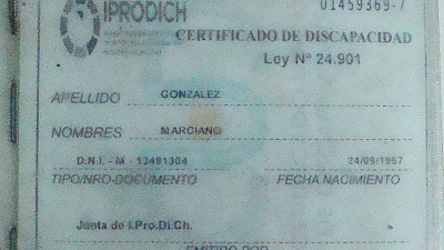 Solidaridad: encuentran certificado de IPRODICH y buscan devolverlo